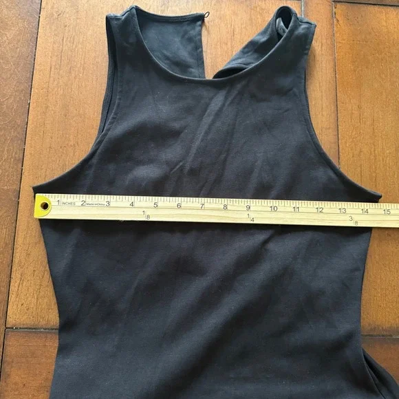 MNG Black Sleeveless Bubble Hem Dress Women's Size S EUR 4 - Picture 6 of 7